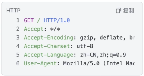 http多数据请求报文
